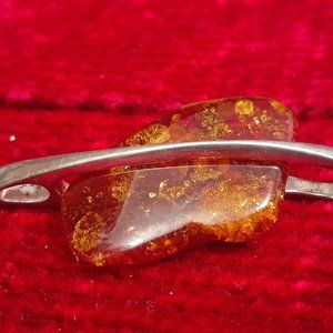 Silver & Amber Pendant